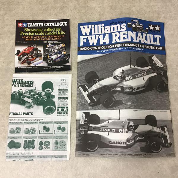 1/10 タミヤ ウイリアムズ FW14 F-1 レーシングカー 当時物 絶版 希少】ミニ四駆 ウィリアムズ FW14 ルノー ミニF1 ミニカー タミヤ