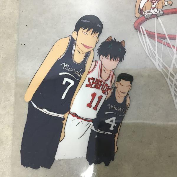 『SLAM DUNK』 スラムダンク セル画　三井 寿と赤木 剛憲 スラムダンク/SLAM DUNK セル画 赤木剛憲 流川楓 三井寿 宮城