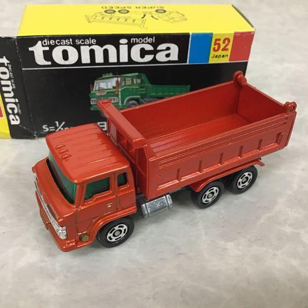 トミー トミカ NO.52 日野ダンプ・カー トラック レッド 日本製 黒箱