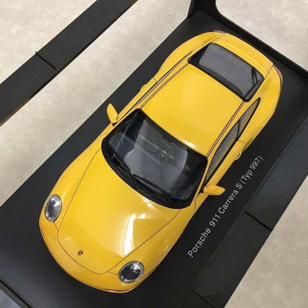 オートアート 1/18 ポルシェ911 カレラ S (Typ 997) イエロー