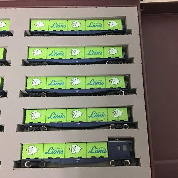 KATO Nゲージ コンテナ 貨車 コキ10000形 他 西武ライオンズ レオ