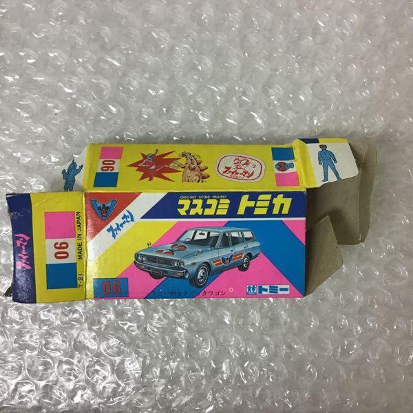 マスコミトミカ 06セドリックワゴンファイヤーマンシール未使用1974刻印無し 2300000405620_1.jpg