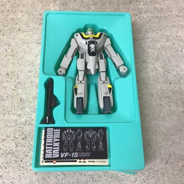 タカトクトイス製ソフビ　バトロイドバルキリー　ロイ・フォッカー バルキリー VF-1S ロイフォッカー機（バンダイ復刻版）タカトク