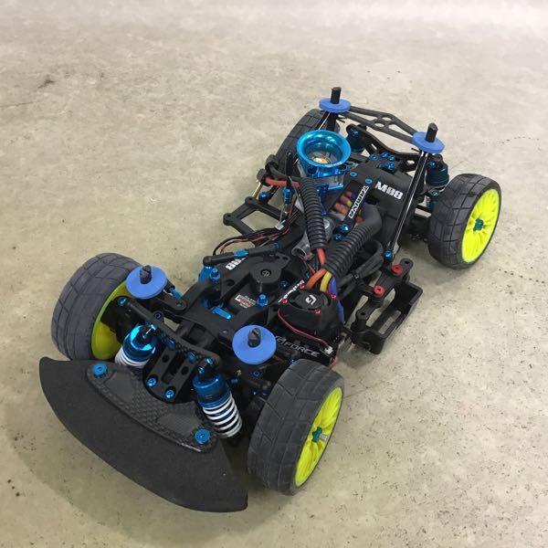 ジャンク 組済み タミヤ 電動RC M-08 CONCEPT シャーシ 、スバル BRZ