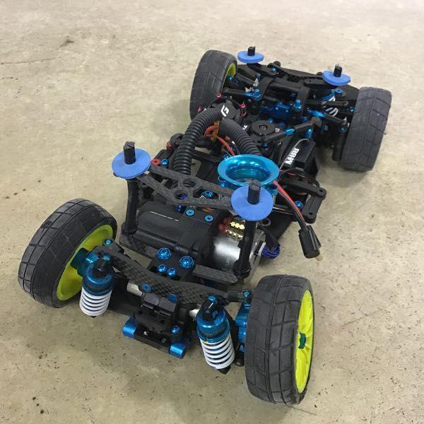 ジャンク 組済み タミヤ 電動RC M-08 CONCEPT シャーシ 、スバル