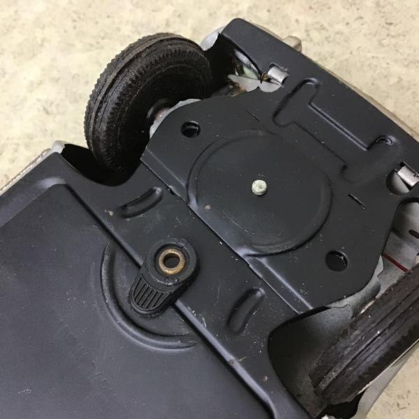 旧バンダイ【モーターハイウェイ マツダ ファミリア電動走行】ブリキ製ミニカー箱付 旧バンダイ【モーターハイウェイ マツダ ファミリア電動走行