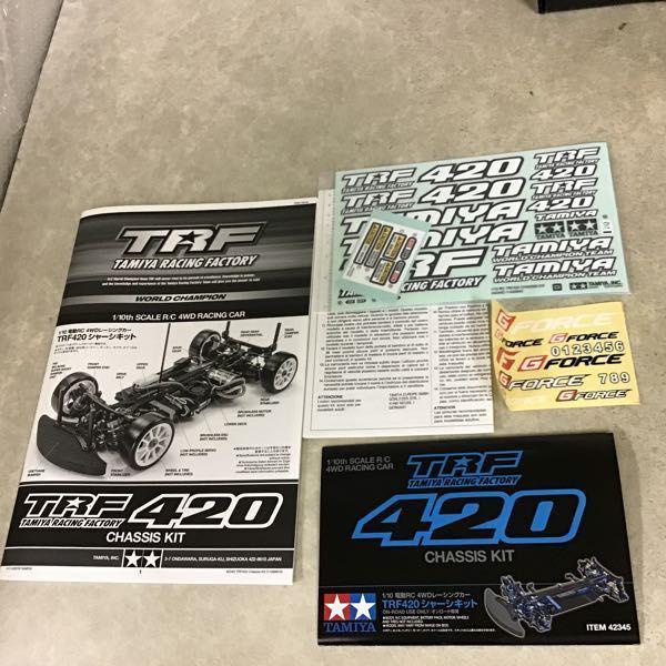 〜 組立済 タミヤ 電動RC 4WDレーシングカー 1/10 TRF 420 シャーシ / TAMIYA R/Cカー ラジコンカー-1