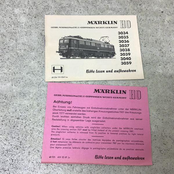 ◇MARKLIN 電気機関車 車両 3036番