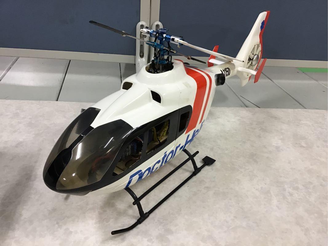 ラジコンヘリコプタージャンク 同梱不可□ ジャンク 電動RCヘリコプター RUSH ドクターヘリ A