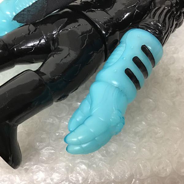 REALHEAD/リアルヘッド エイリマン 黒成型 クリアブルー ソフビ 販売・買取