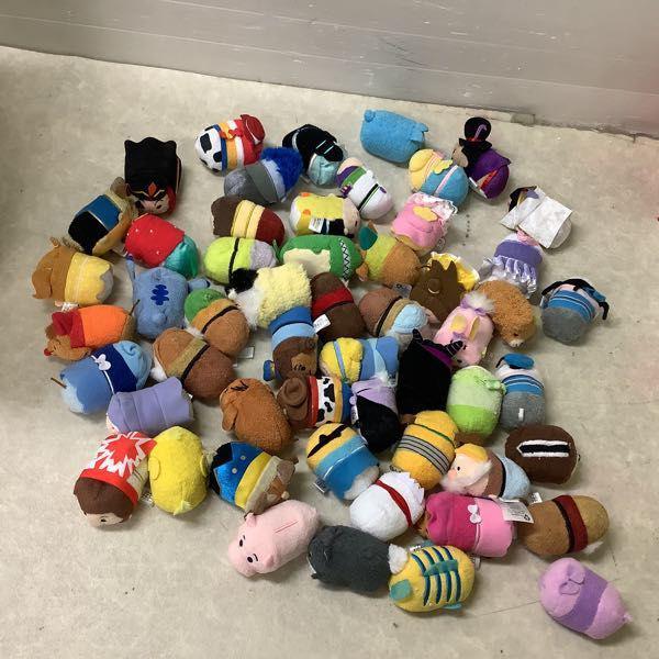 同梱不可 □ ディズニー ツムツムぬいぐるみ収納ケース、ぬいぐるみ