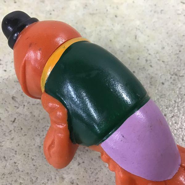 けろっこデメタン ザリ ソフビ フィギュア オレンジ　タツノコプロ けろっこデメタン ザリ ソフビ フィギュア オレンジ成型 タツノコプロ