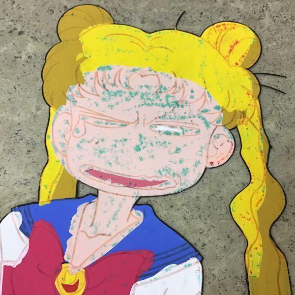 セル画 背景、下絵 付き 美少女戦士セーラームーン 月野うさぎ B7 販売 