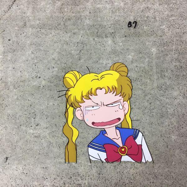 セル画 背景、下絵 付き 美少女戦士セーラームーン 月野うさぎ B7 販売 