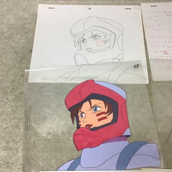 セル画 線画 機動戦士Vガンダムマヘリア・メリル ケイト・ブッシュ 他
