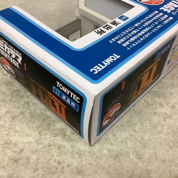 内未開封 TOMYTEC トミカラマ ヴィンテージ 1/64 04a 中古車店 高速モータース 未開封品トミカラマ ヴィンテージ タイヤショップ（ブリヂストン