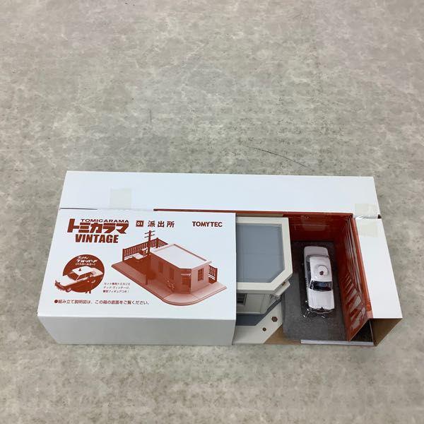 内未開封 TOMYTEC トミカラマ ヴィンテージ 1/64 04a 中古車店 高速モータース 未開封品トミカラマ ヴィンテージ タイヤショップ（ブリヂストン