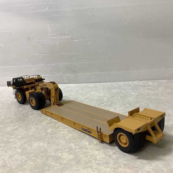 激レアCAT 784C トラクター トウハルクラシックボウトレーラー新品未使用品 同梱不可 □ NORSCOT 1/50 CAT 784C TRACTOR WITH TOWHAUL