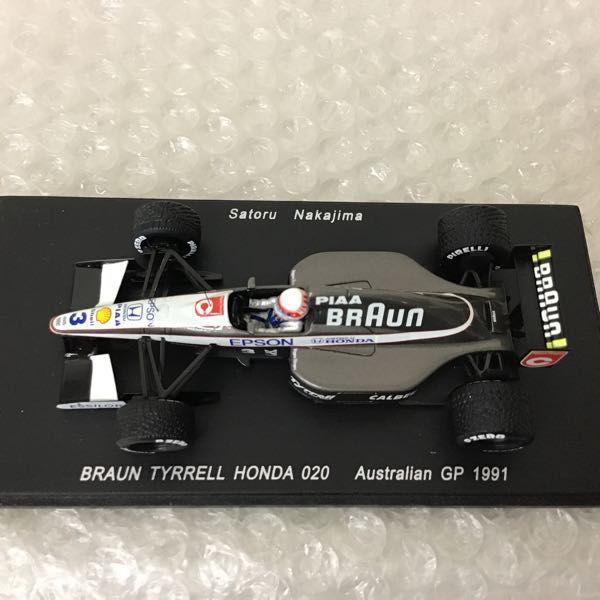 ミニカー　1/43 BRAUN TYRRELL HONDA 020 Australian GP 1991 CALBEE #3(グレー×ホワイト) Racing on 25周年特注モデル [FS02] 中古】ミニカー<br> 1/43 BRAUN TYRRELL HONDA 020 Australian