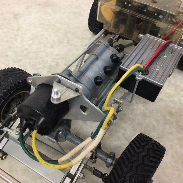 ジャンク タミヤ RC ラジコン トヨタ ハイラックス4WD ボディ シャーシ