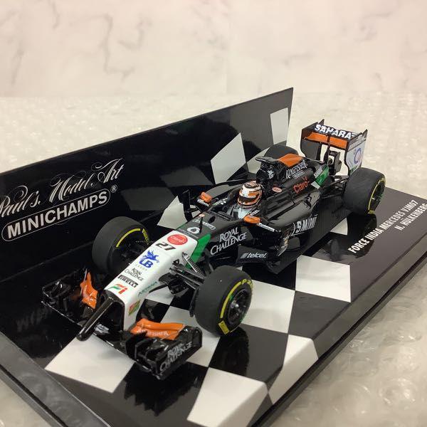 ミニチャンプス 1/43 FORCE INDIA MERCEDES VJM07 N.HULKENBERG 2014