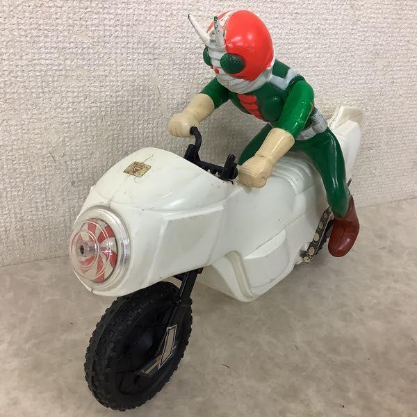 V3ソフビ ジャンク 箱無 ポピー ソフビ 仮面ライダーV3 スーパージャンプ