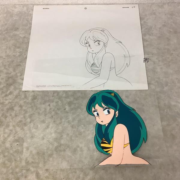 1円〜 セル画 線画 うる星やつら ラム、藤波竜之介