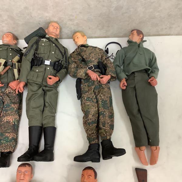 訳あり ジャンク ミリタリー フィギュア 軍人 金髪 迷彩服 ヘルメット