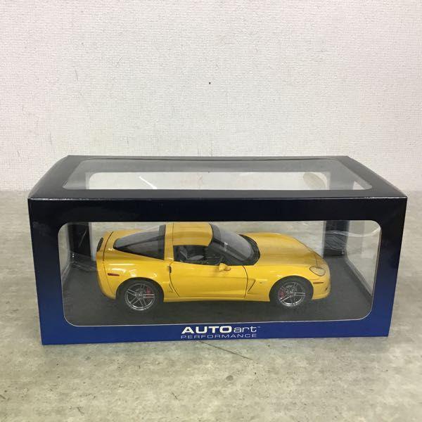 オートアート 1/18 シボレー コルベット C6 Z06 2005 no イエロー 販売