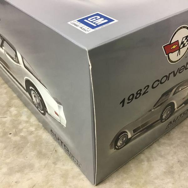 破損 オートアート 1/18 1982 シボレー コルベット コレクター
