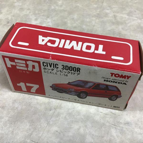 トミカ ホンダ シビック 3ドア/ミニカー，日本製，ブルー[梱0.1]