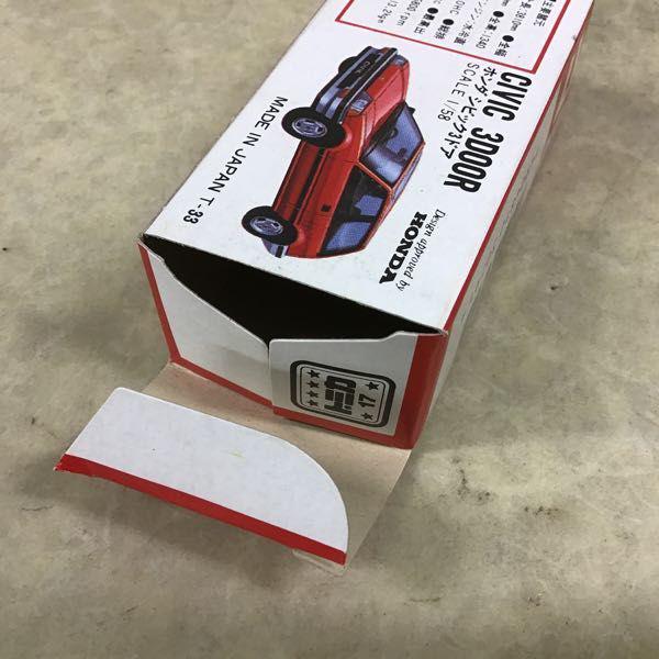 赤箱トミカ ホンダ シビック3ドア /日本製 ミニカー 販売・買取