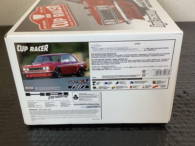 未開封 HPI RACING 1/10 カップレーサー 1M ダットサン510 CUP RACER