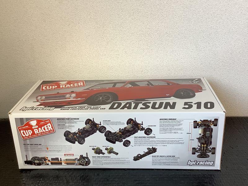 絶版品 HPI 1/10 カップレーサー1M ダットサン 240Z キット 未開封 HPI RACING 1/10 カップレーサー 1M ダットサン510 CUP RACER