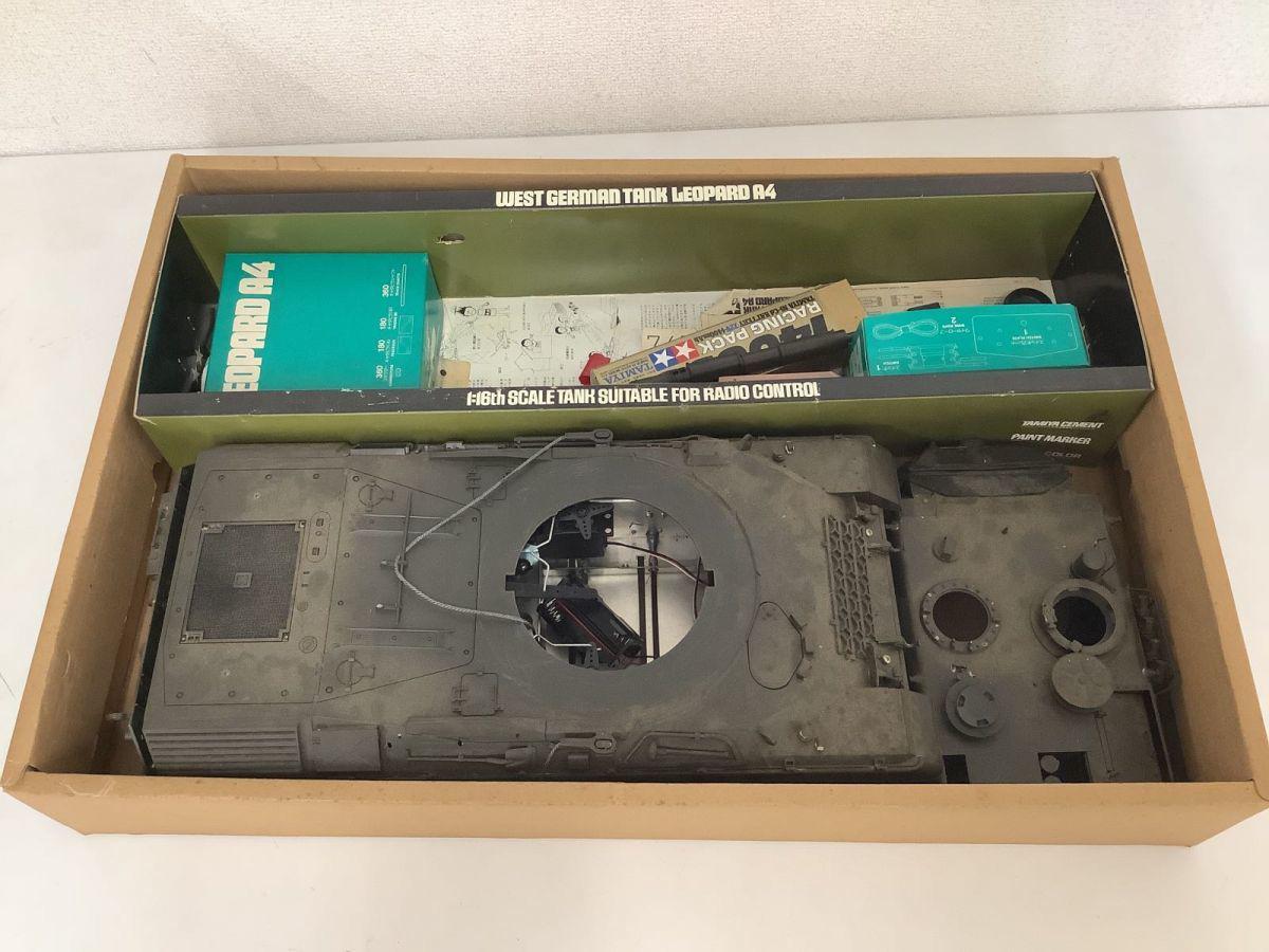 同梱不可 ジャンク TAMIYA 1/16 西ドイツ・レオパルド A4戦車 同梱不可 ジャンク TAMIYA 1/16 西ドイツ・レオパルド A4戦車