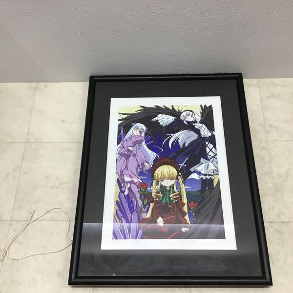 額装 複製原画 桃華月憚、ローゼンメイデン 蒼星石 翠星石、真紅