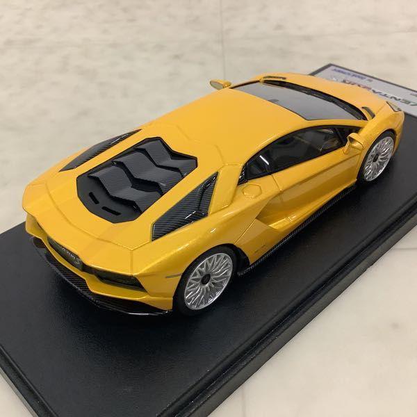 ルックスマート1/43ランボルギーニアヴェンタドールS イエロー 【公式