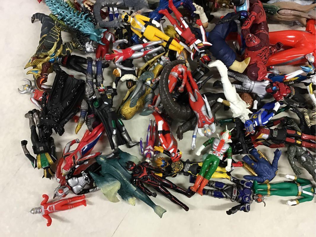 同梱不可 ジャンク ソフビ フィギュア 仮面ライダーV3、ストロンガー