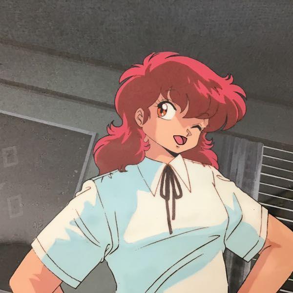 セル画 線画 プロジェクトA子 A子 上半身 背景付き 販売・買取