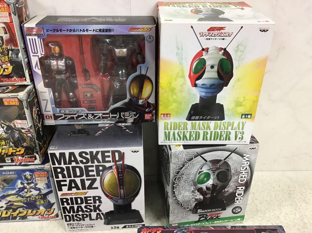 同梱不可 ジャンク ライダーマスクディスプレイ等 仮面ライダー