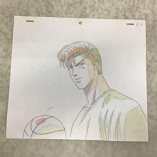 1円〜 背景付セル画 線画 スラムダンク A3 桜木花道 スラムダンク 桜木