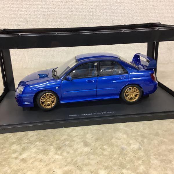 オートアート 1/18 スバル インプレッサ WRX STi 2003 ブルー 販売・買取
