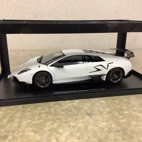 オートアート 1/18 ランボルギーニ ムルシエラゴ LP670-4 SV (BIANCO