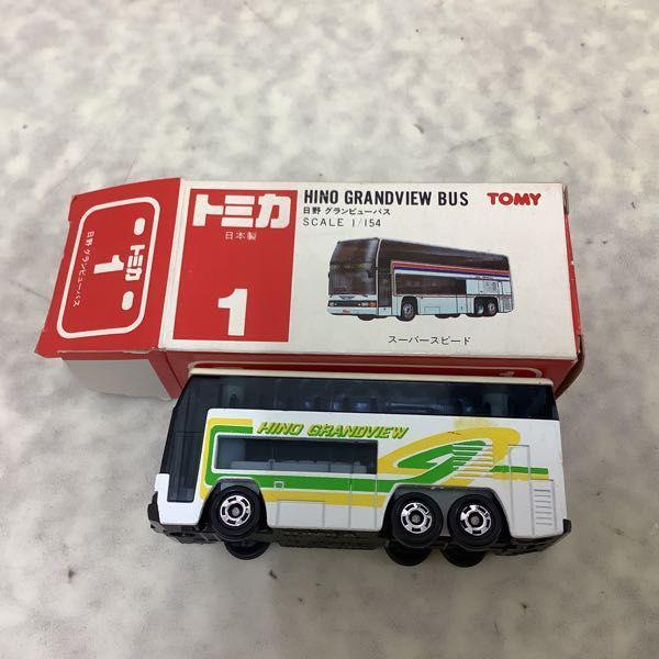 赤箱トミカ 日本製 日野 グランビューバス イスズ スーパー