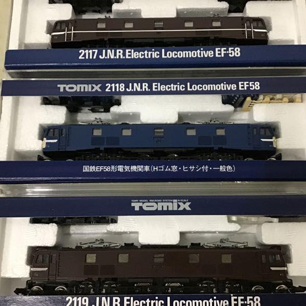 Nゲージ TOMIX EF58形電気機関車 (茶色・Hゴム窓・ヒサシ付き) 2119  