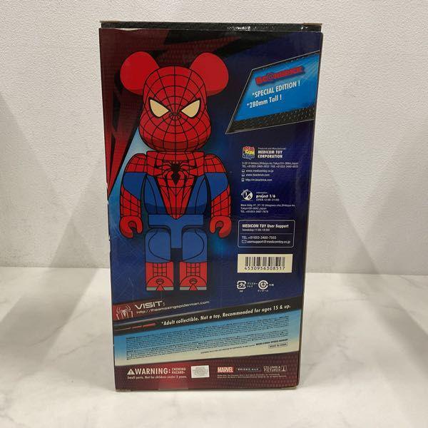 ディズニー100 スパイダーマン最高レア メディコム・トイ BE@RBRICK ベアブリック 400% THE AMAZING SPIDER