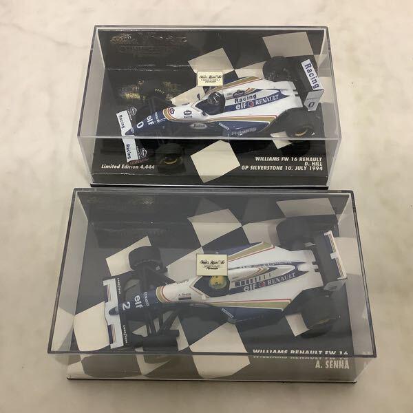 ミニチャンプス 1/43 ウィリアムズ FW15 ヒル FW16 セナ FW15 プロスト