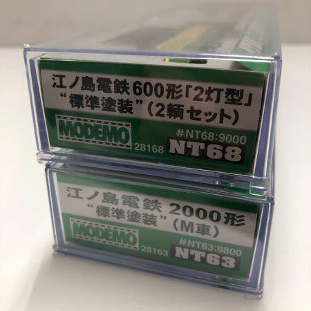 動作確認済み モデモ Nゲージ NT68 NT63 江ノ島電鉄 600形「2灯型