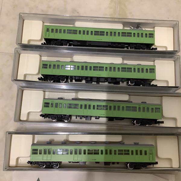 Nゲージ10-363 103系一般型　4両編成 「ウグイス」＋2両　M車2両 KATO Nゲージ 10-363 103系 一般形 ウグイス 通勤形電車 4両セット
