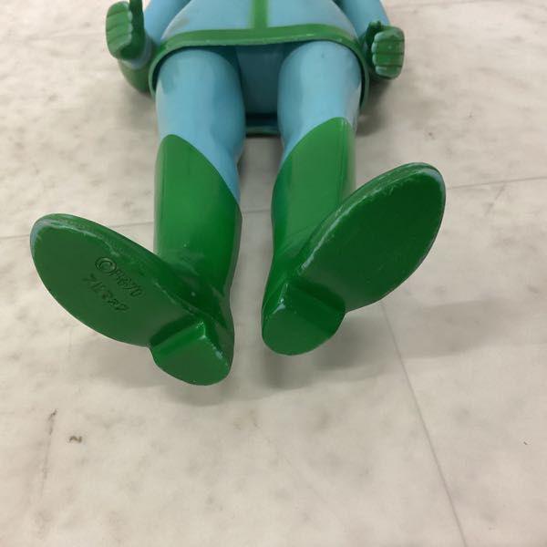ブルマァク ソフビ トリプルファイター グリーンファイター マスク着脱